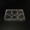 6-Well-Petrischalen mit Deckel-Gewebekultur-Teller-transparentem Polystyrol-steriler Kunststoff