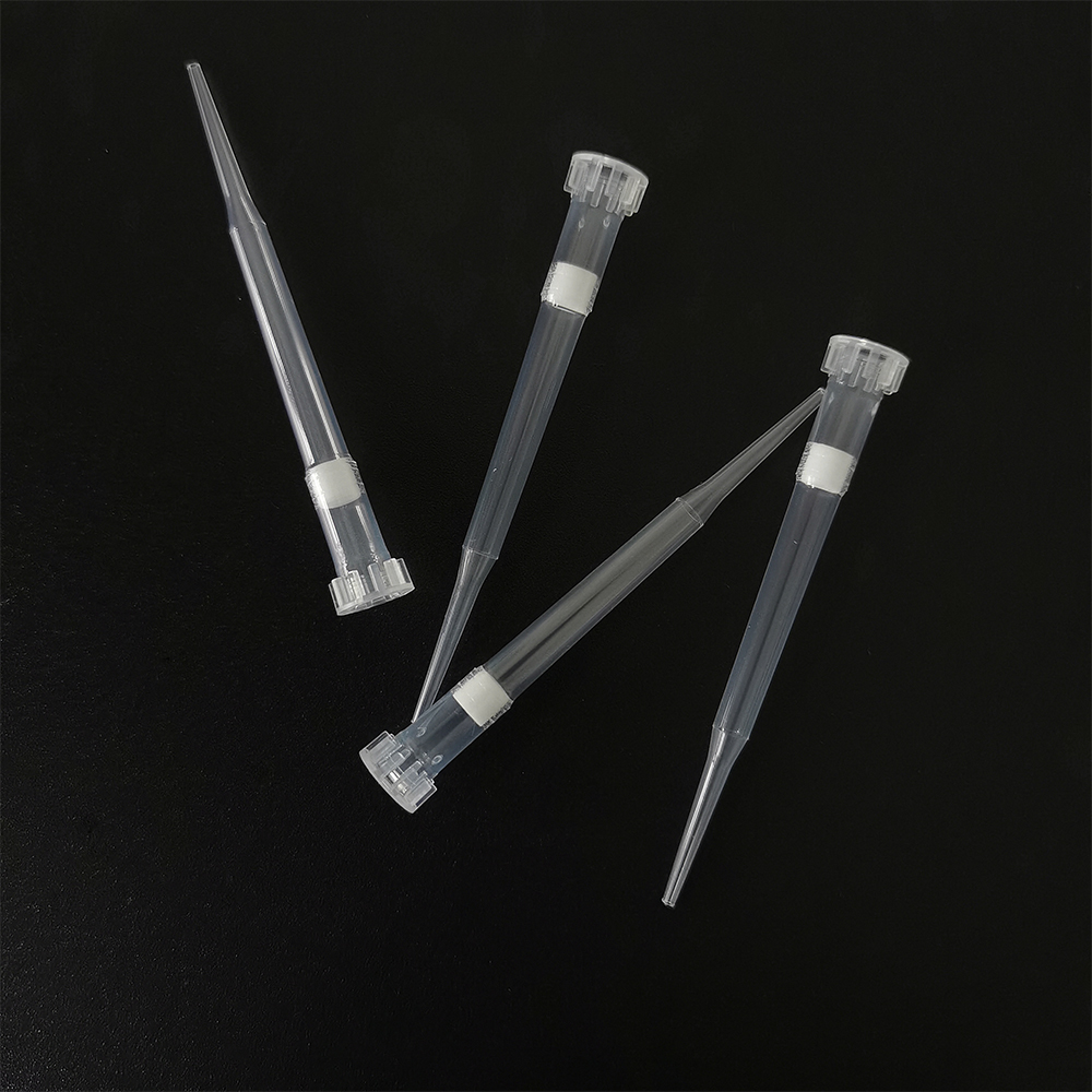 Roboter-Filter-Pipettenspitzen mit niedrigem Retention 250UL, 250UL Roboterfilter-Tipps für Labortest (DNase & RNase frei, sterilisiert)
